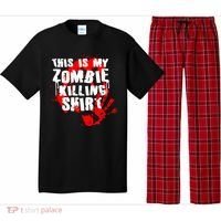 This Is My Zombie Killing Shirt Pajama Set thumb 0
