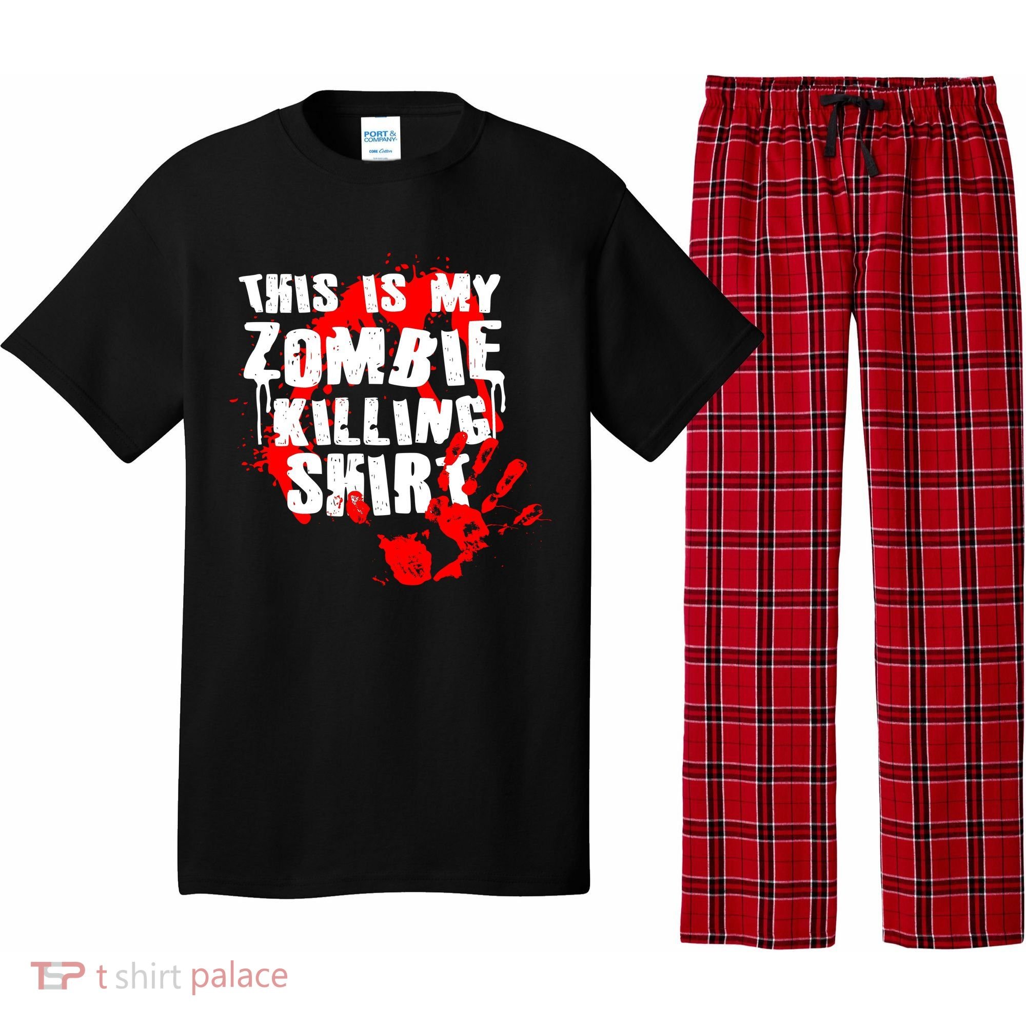 This Is My Zombie Killing Shirt Pajama Set