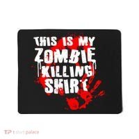 This Is My Zombie Killing Shirt Mousepad thumb 0