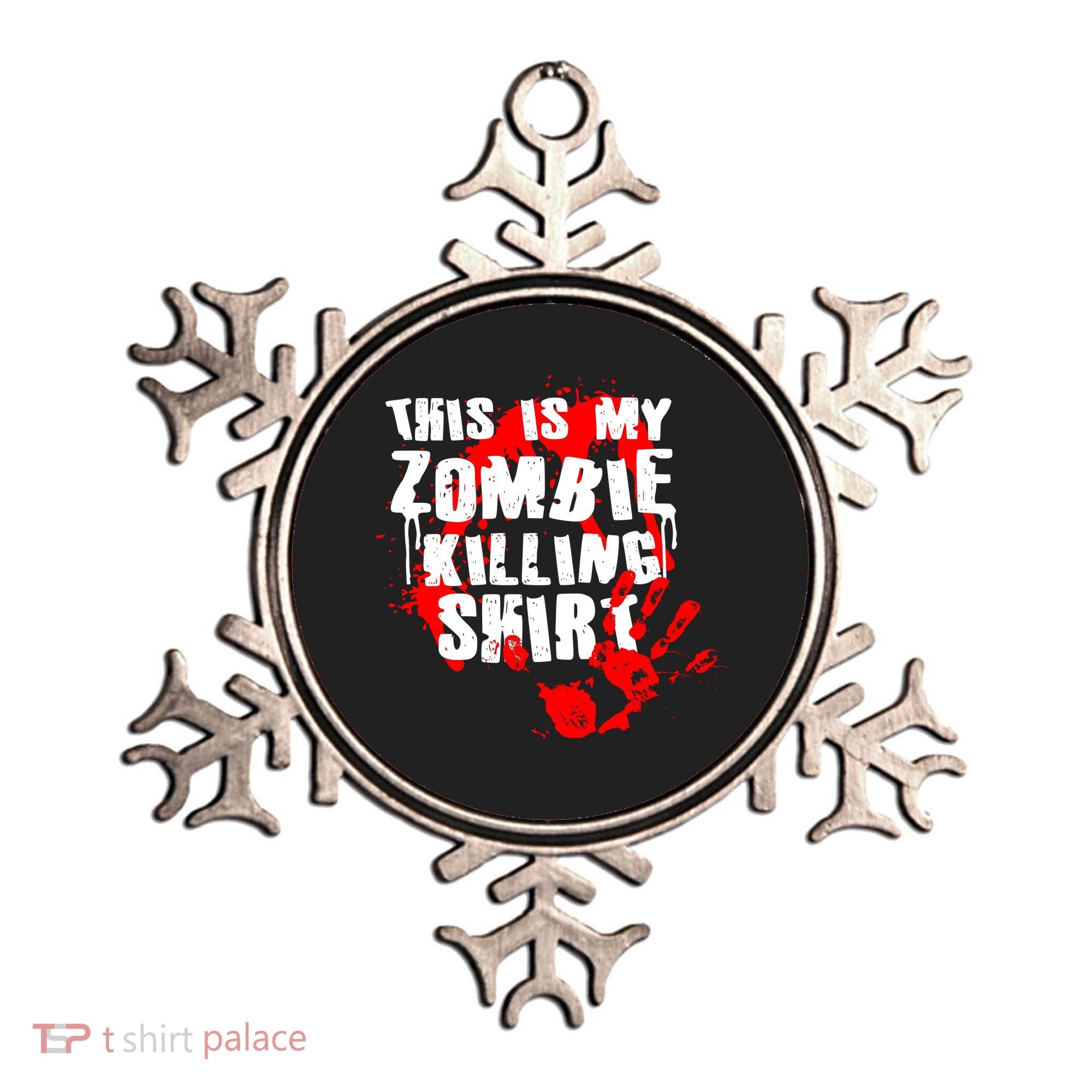 This Is My Zombie Killing Shirt Ornament