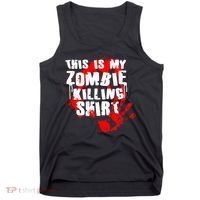 This Is My Zombie Killing Shirt Tank Top thumb 0