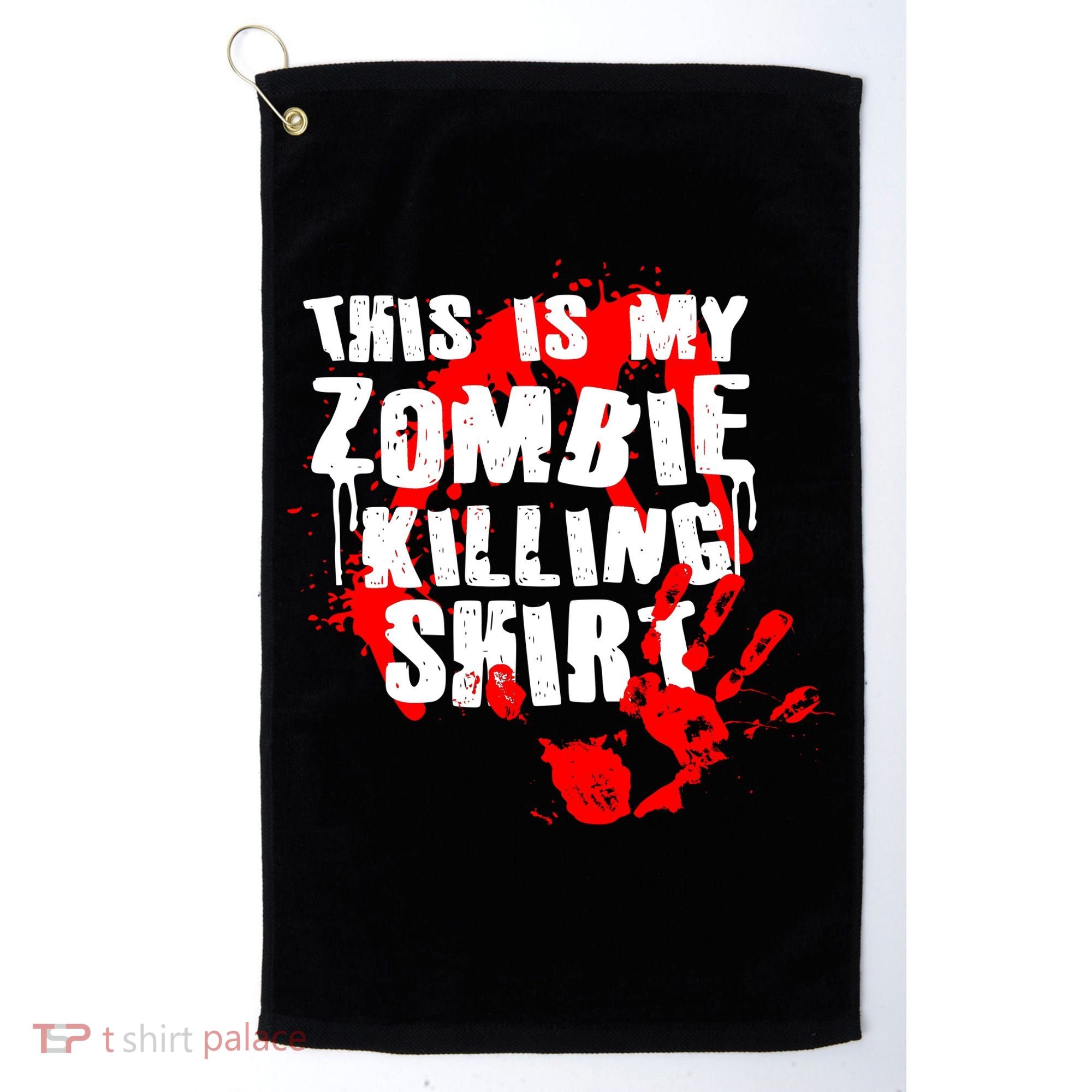 This Is My Zombie Killing Shirt Golf Towel