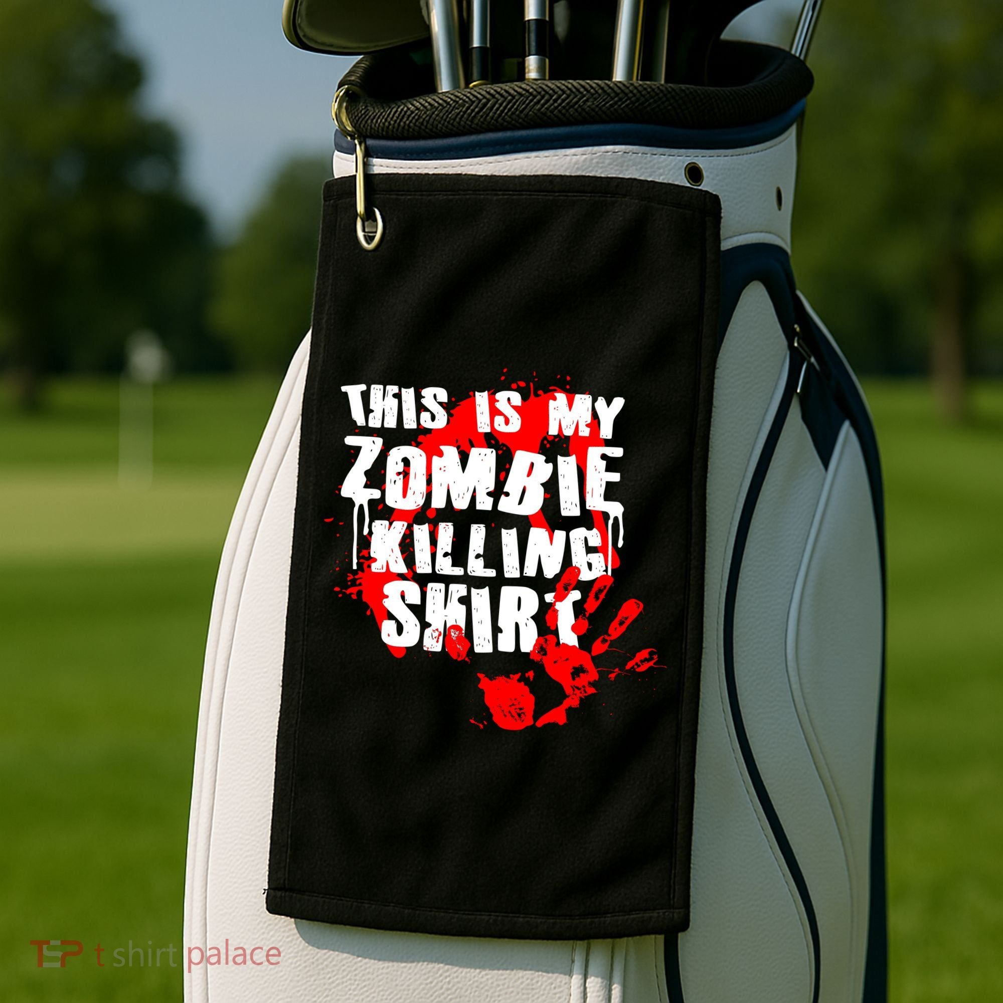 This Is My Zombie Killing Shirt Golf Towel