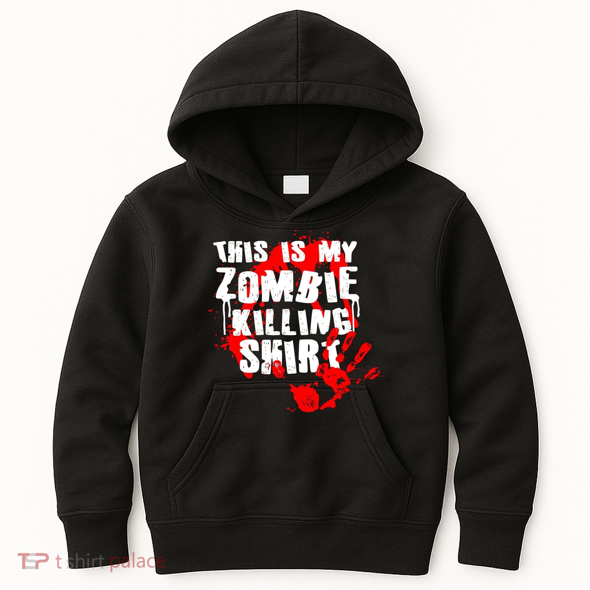 This Is My Zombie Killing Shirt Kids Hoodie