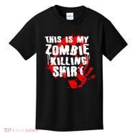 This Is My Zombie Killing Shirt Kids T-Shirt thumb 0