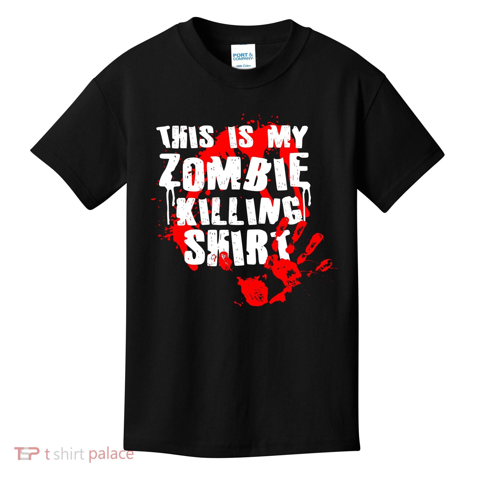 This Is My Zombie Killing Shirt Kids T-Shirt