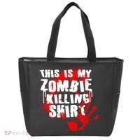 This Is My Zombie Killing Shirt Tote Bag thumb 0