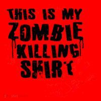 This Is My Zombie Killing Shirt Santa Hat thumb 1