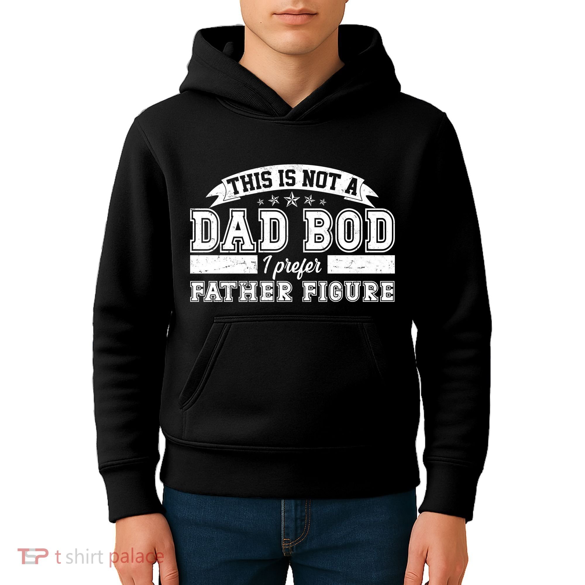 This Is Not A Dad Bod I Prefer Father Figure Kids Hoodie