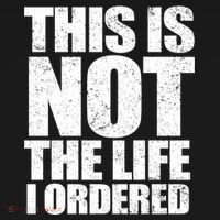 This Is Not The Life I Ordered Ornament thumb 1