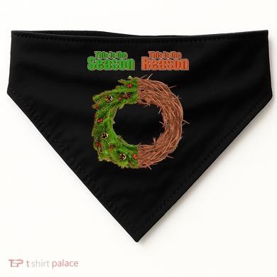 This Is The Season This Is The Reason Christian USA-Made Doggie Bandana