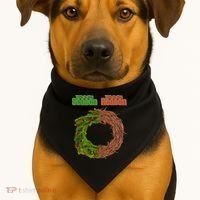 This Is The Season This Is The Reason Christian USA-Made Doggie Bandana thumb 1
