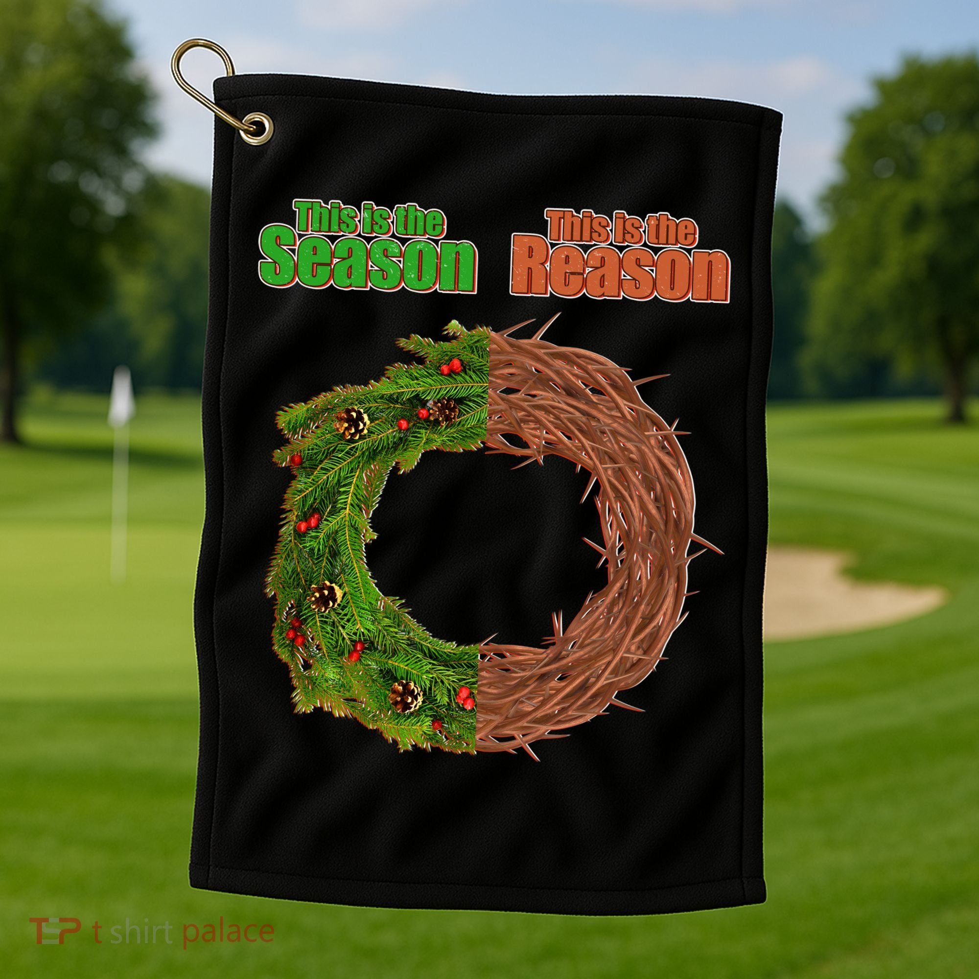 This Is The Season This Is The Reason Christian Golf Towel