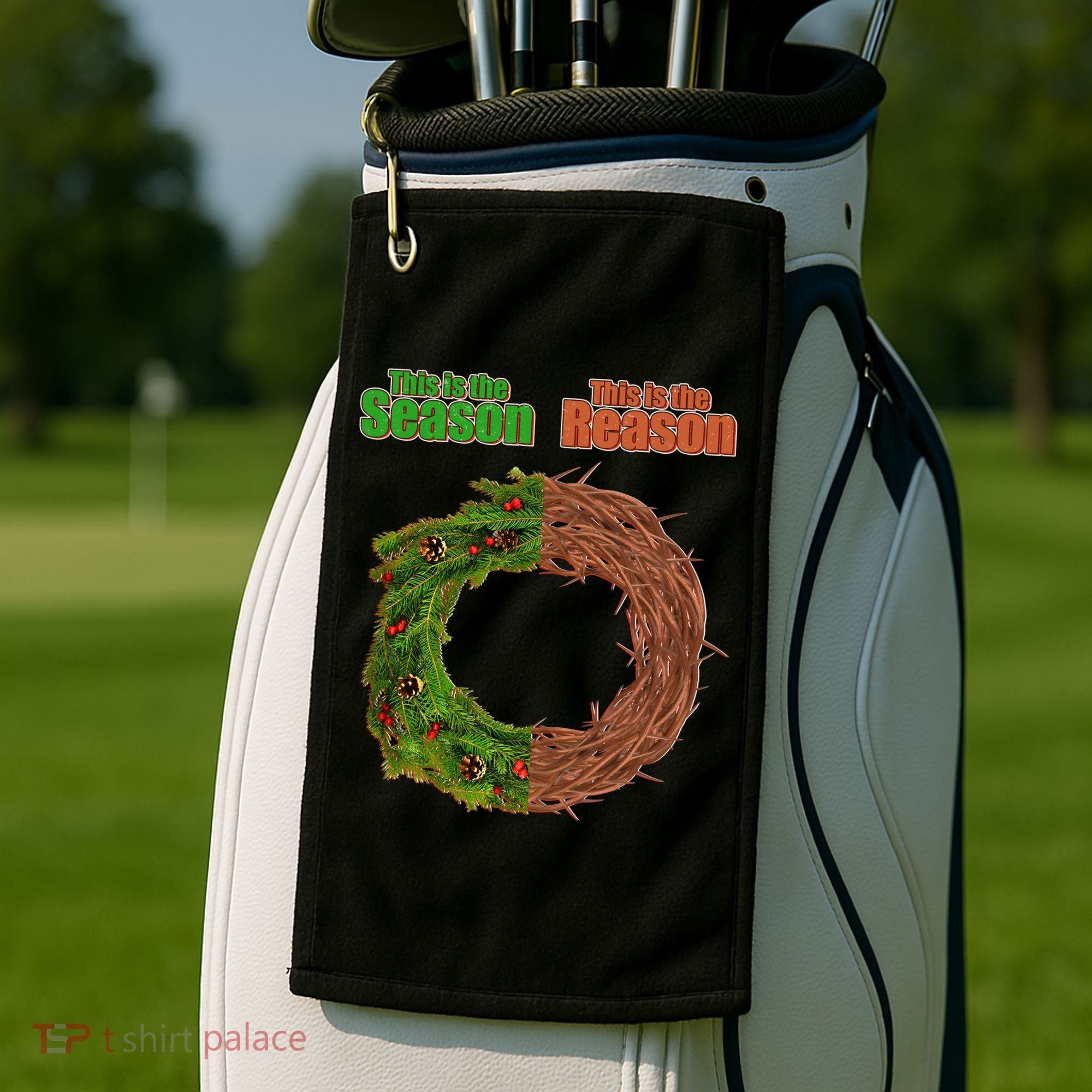 This Is The Season This Is The Reason Christian Golf Towel