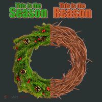 This Is The Season This Is The Reason Christian Kids Sweatshirt thumb 2