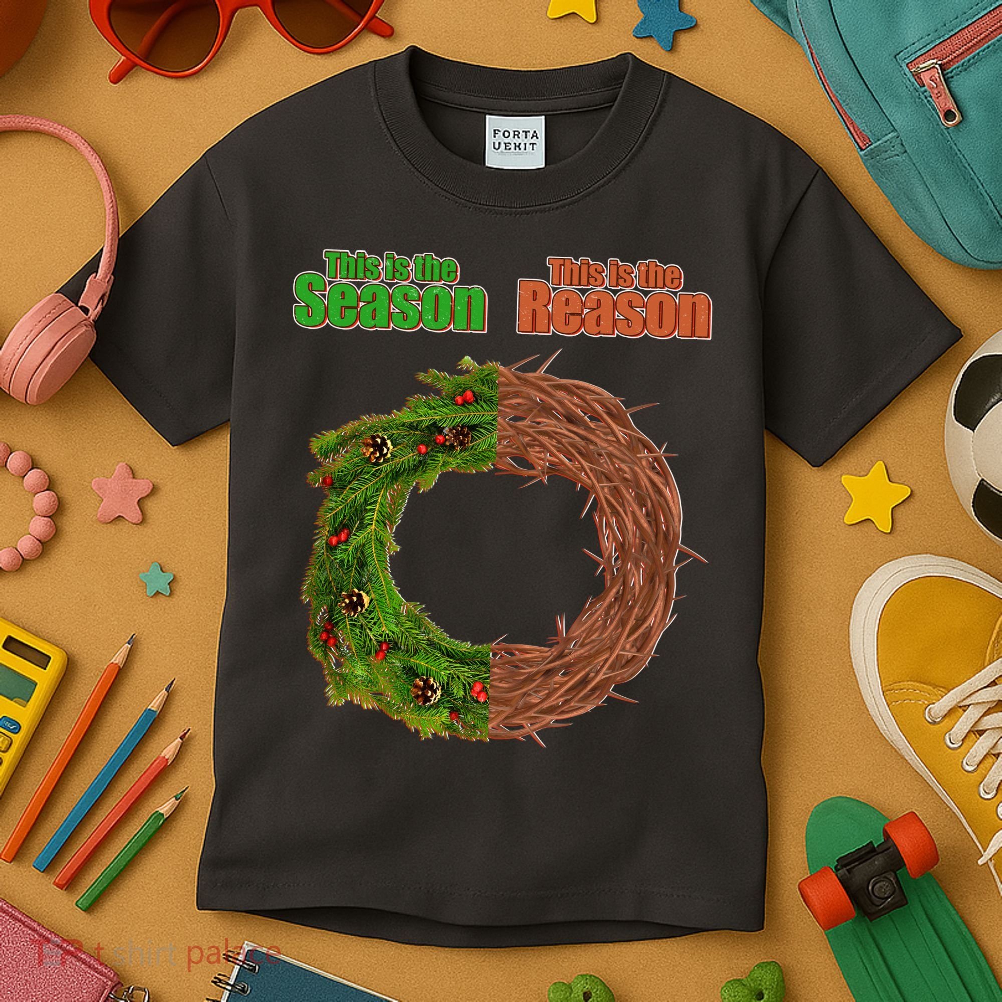 This Is The Season This Is The Reason Christian Kids T-Shirt