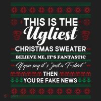 This Is The Ugliest Christmas Sweater Trump Women's Sweatshirt thumb 2