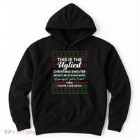 This Is The Ugliest Christmas Sweater Trump Hoodie thumb 0