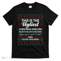 This Is The Ugliest Christmas Sweater Trump T-Shirt thumb 0