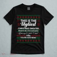This Is The Ugliest Christmas Sweater Trump T-Shirt thumb 5