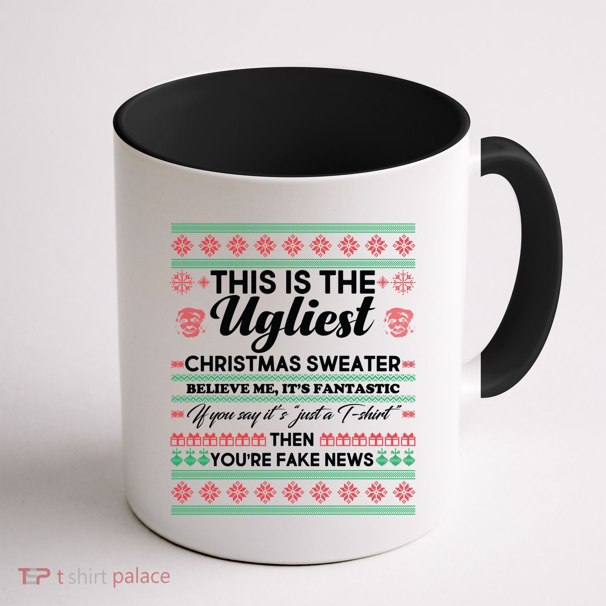 This Is The Ugliest Christmas Sweater Trump Coffee Mug