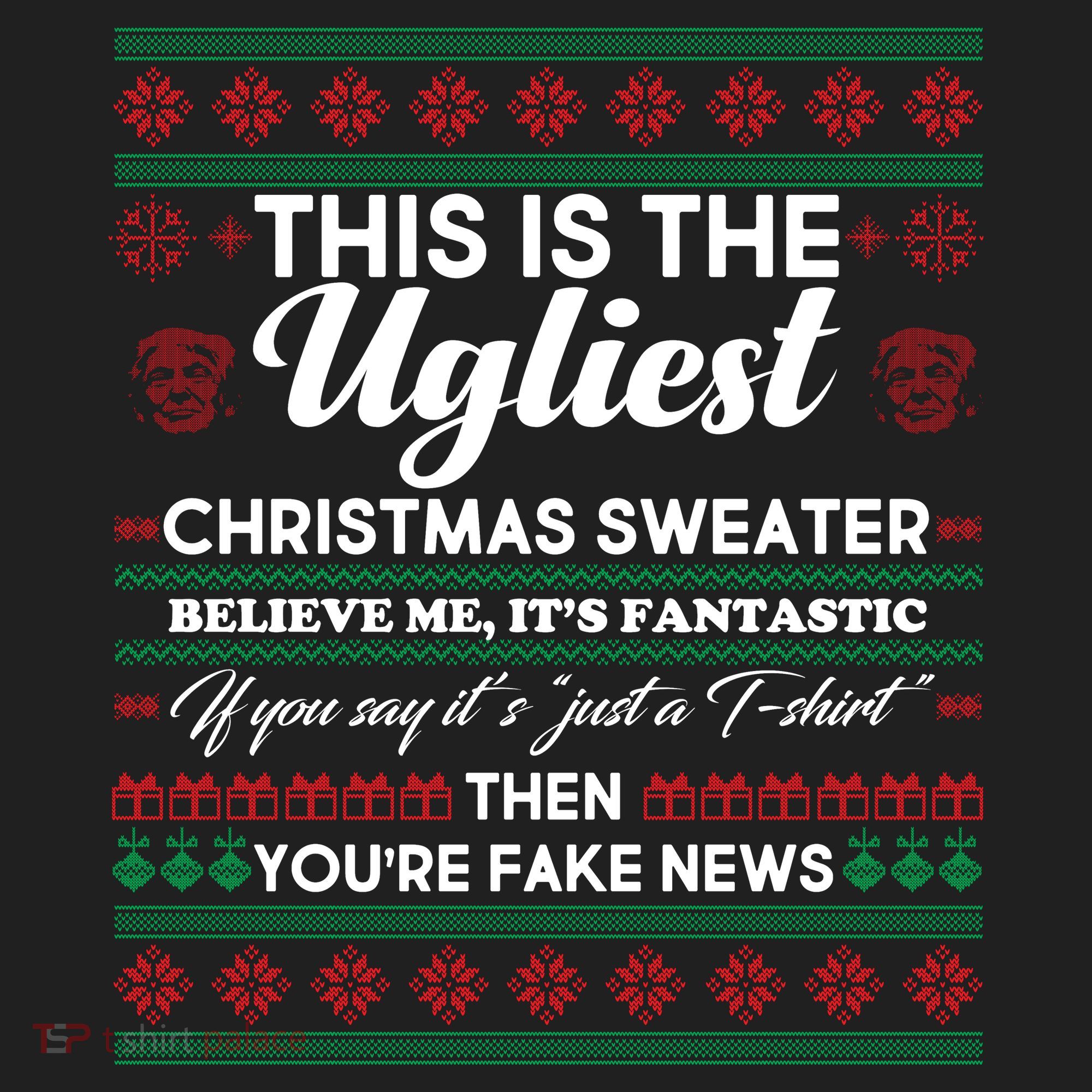This Is The Ugliest Christmas Sweater Trump Tumbler