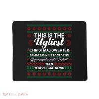 This Is The Ugliest Christmas Sweater Trump Mousepad thumb 0