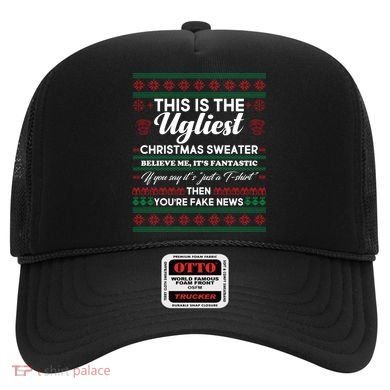 This Is The Ugliest Christmas Sweater Trump Hat