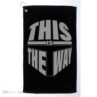 This Is The Way Golf Towel thumb 0