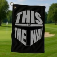This Is The Way Golf Towel thumb 1