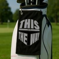 This Is The Way Golf Towel thumb 2