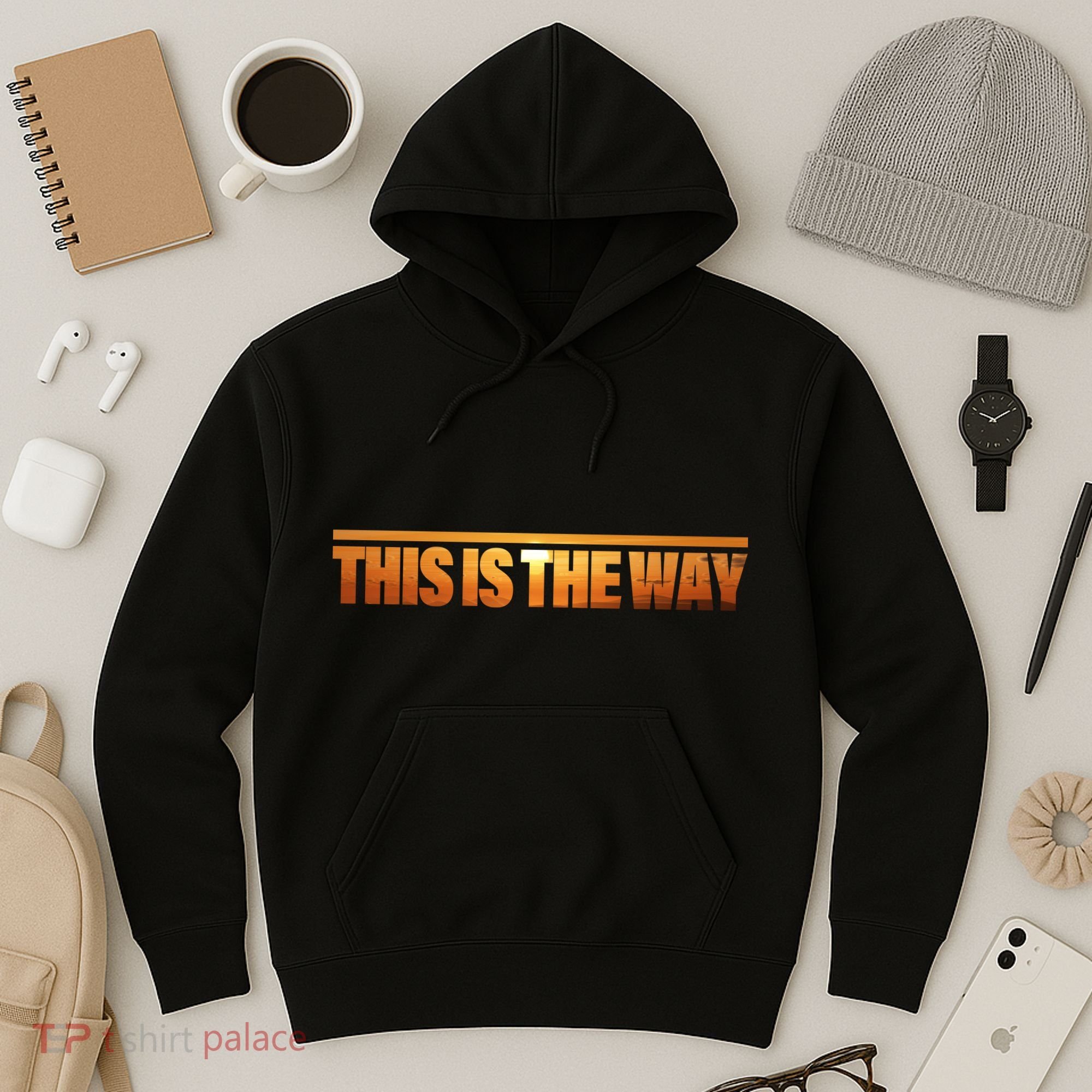 This Is The Way Space Western Hoodie