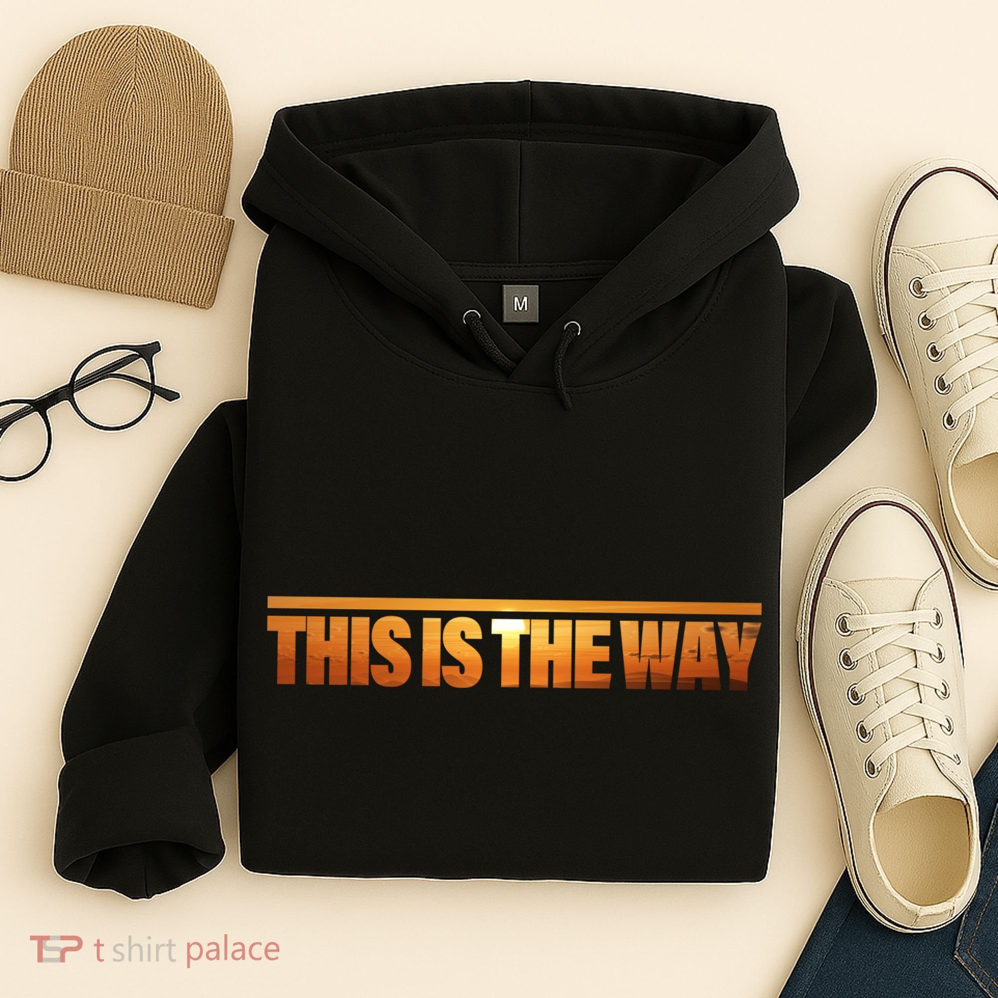 This Is The Way Space Western Hoodie