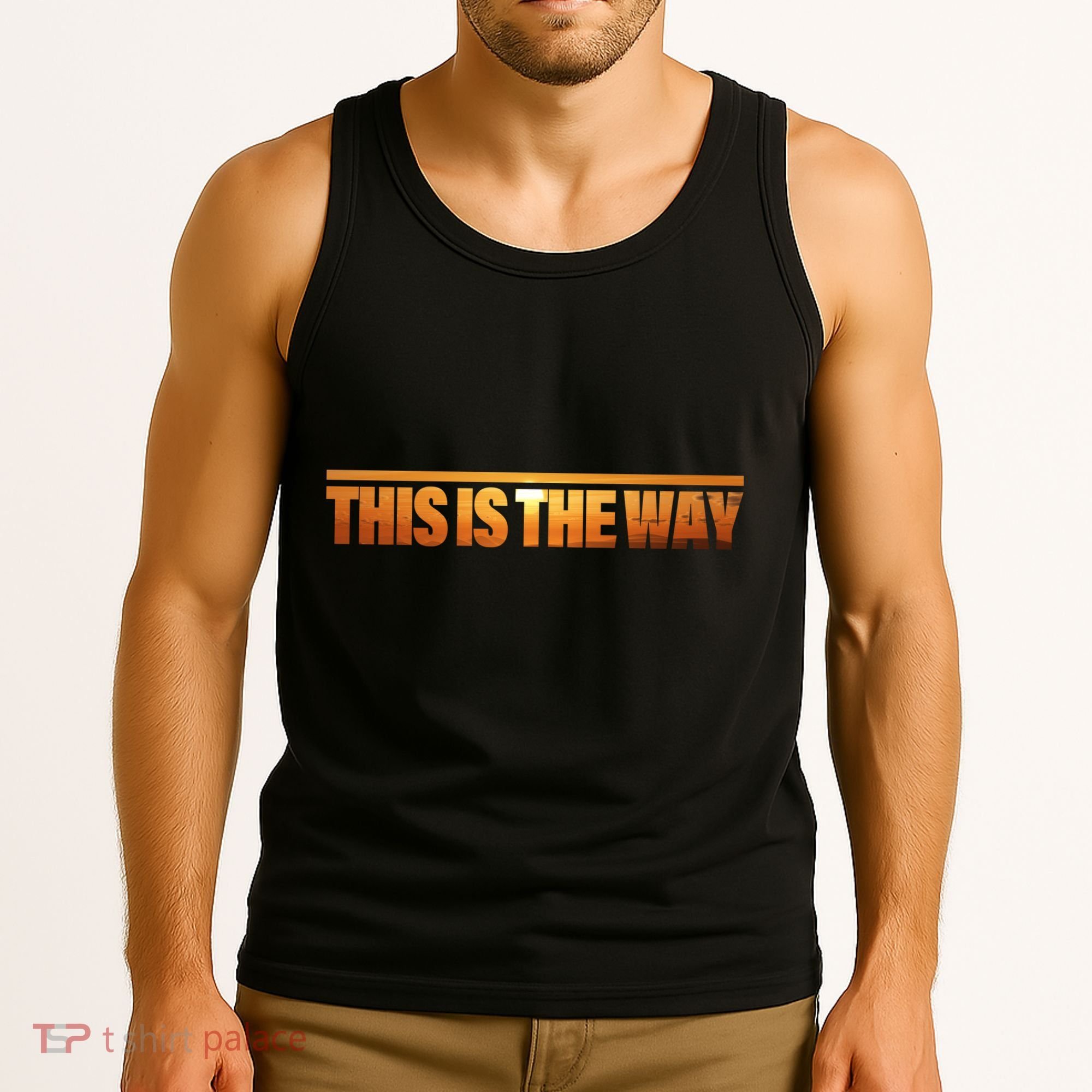 This Is The Way Space Western Tank Top