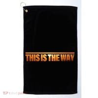 This Is The Way Space Western Golf Towel thumb 0