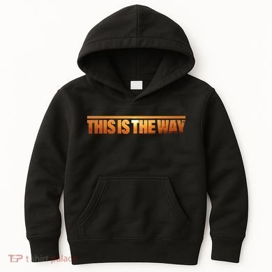 This Is The Way Space Western Kids Hoodie