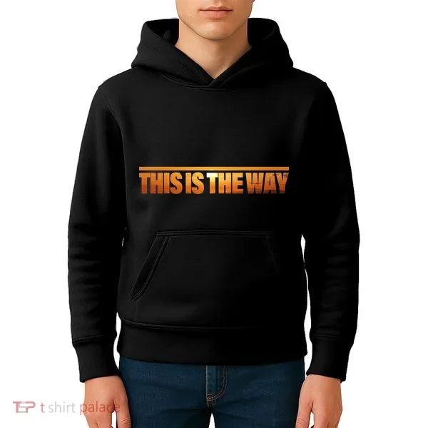 This Is The Way Space Western Kids Hoodie