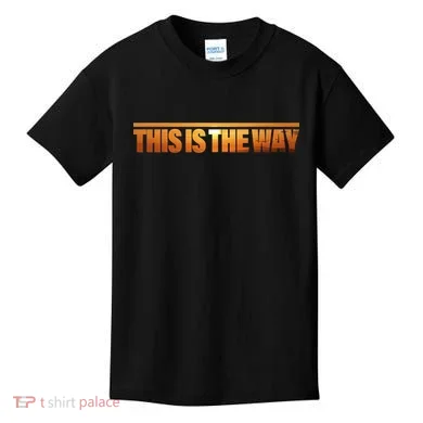 This Is The Way Space Western Kids T-Shirt