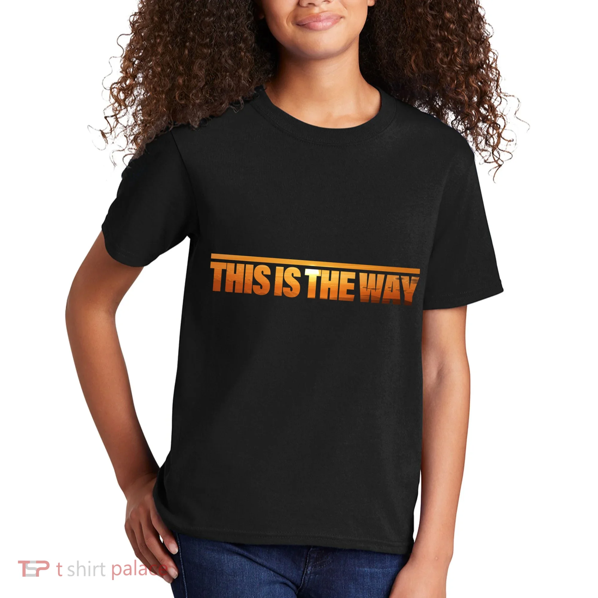 This Is The Way Space Western Kids T-Shirt