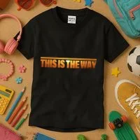 This Is The Way Space Western Kids T-Shirt thumb 3