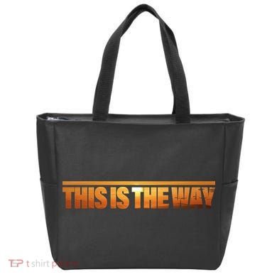 This Is The Way Space Western Tote Bag