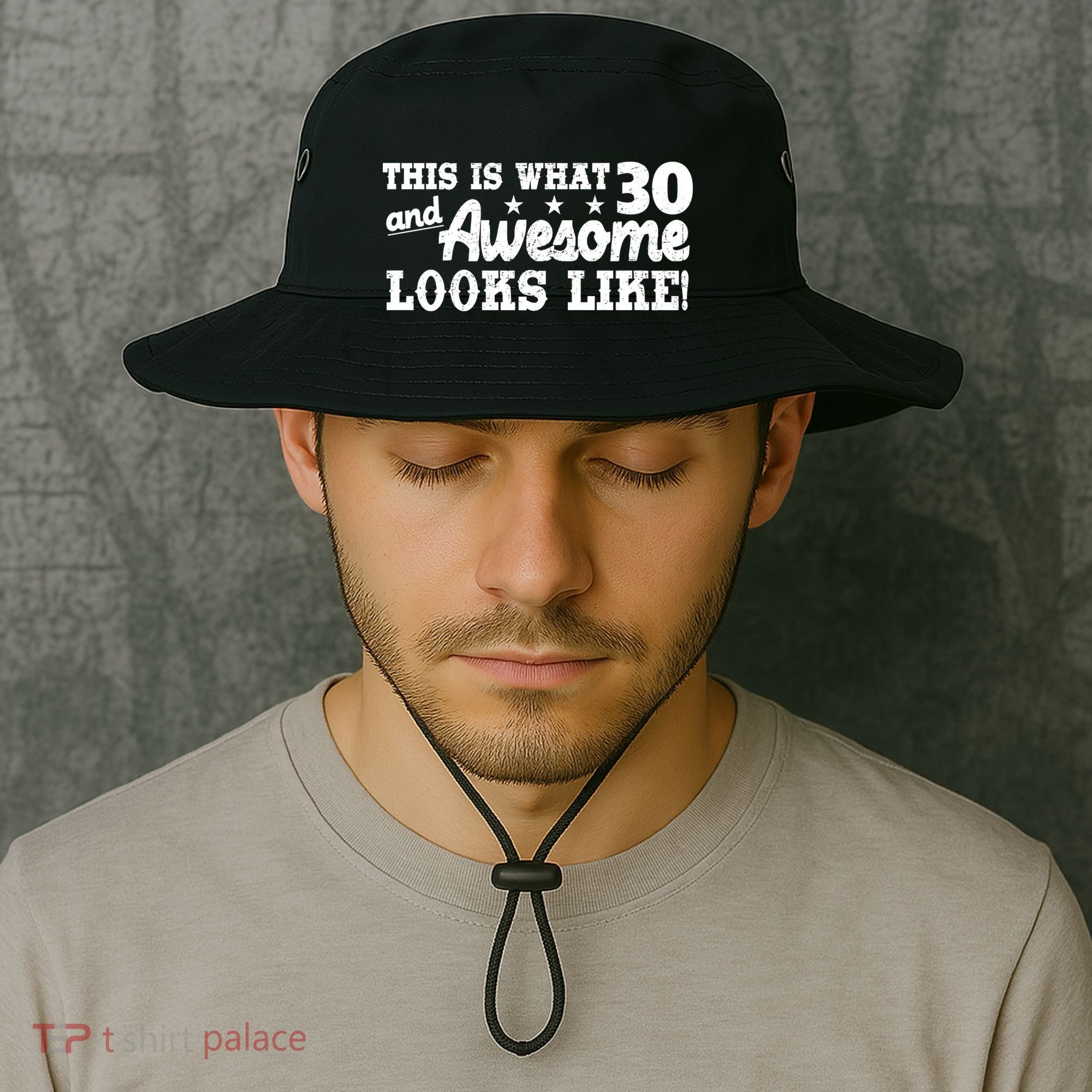 This Is What 30 And Awesome Looks Like 30th Birthday Bucket Hat