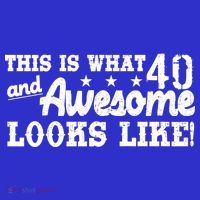 This Is What 40 And Awesome Looks Like Coaster thumb 2