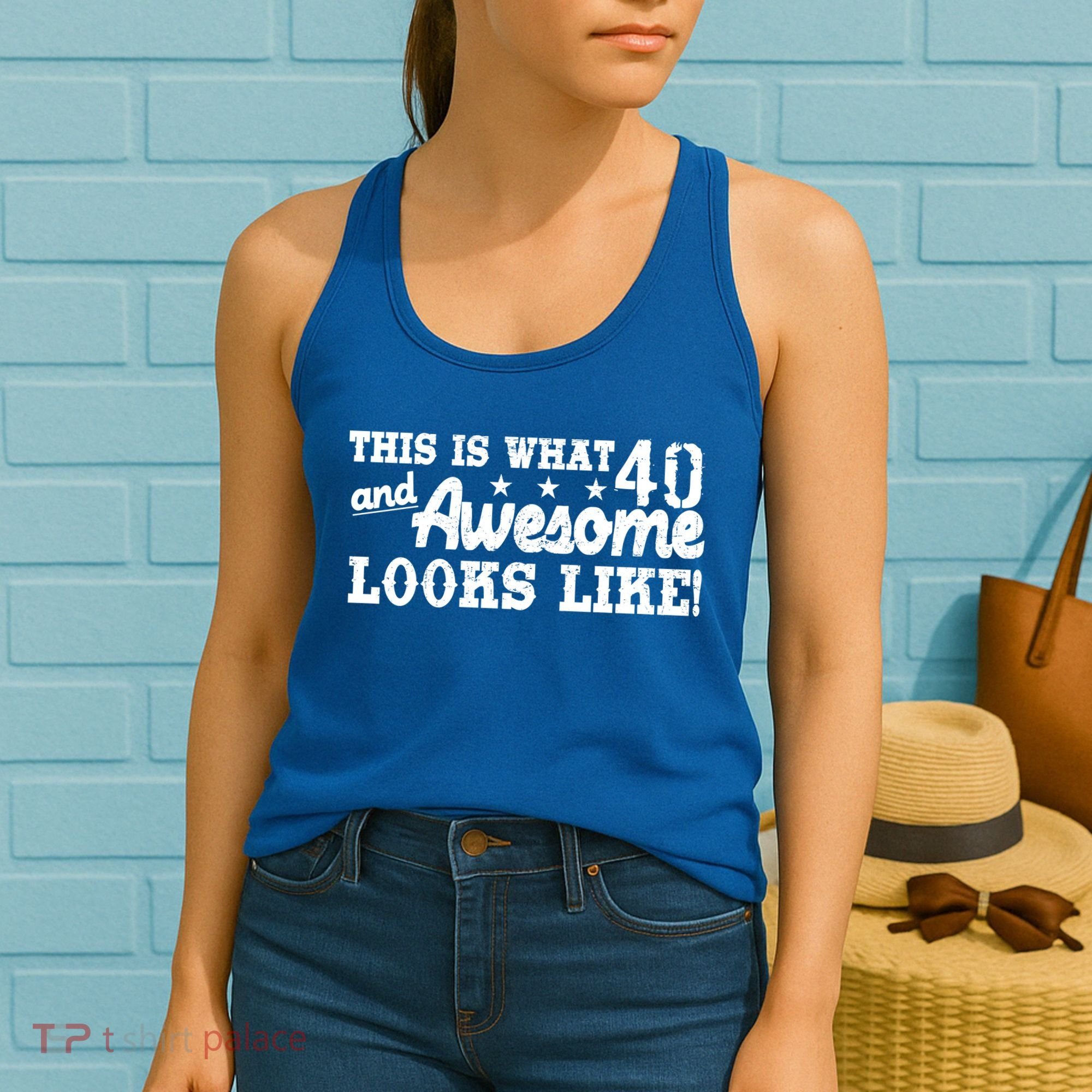 This Is What 40 And Awesome Looks Like Women's Tank Top