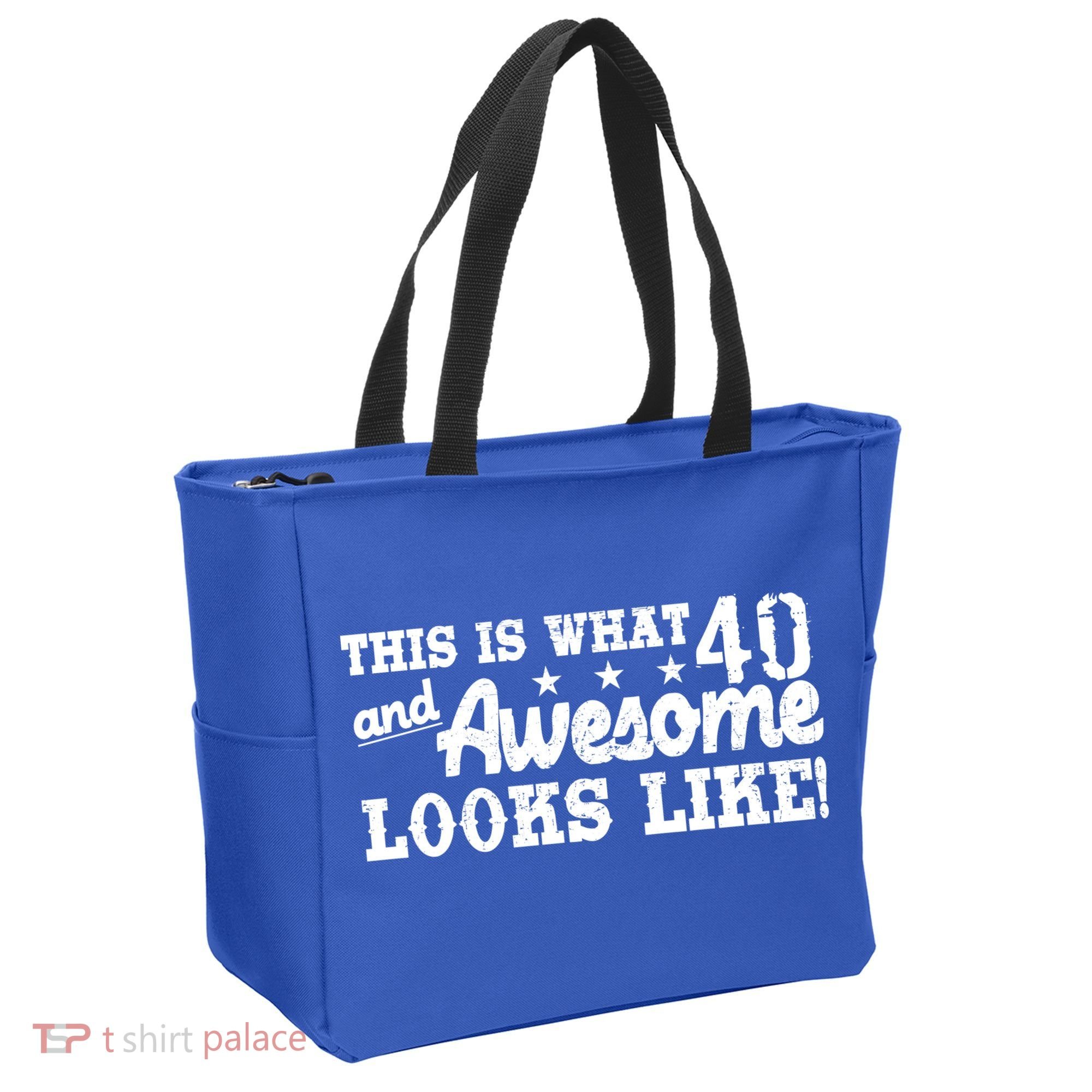 This Is What 40 And Awesome Looks Like Tote Bag