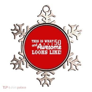 This Is What 50 And Awesome Looks Like  Ornament