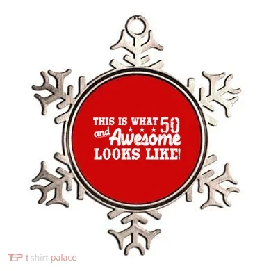 This Is What 50 And Awesome Looks Like  Ornament