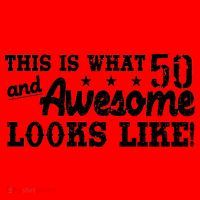 This Is What 50 And Awesome Looks Like  Santa Hat thumb 1
