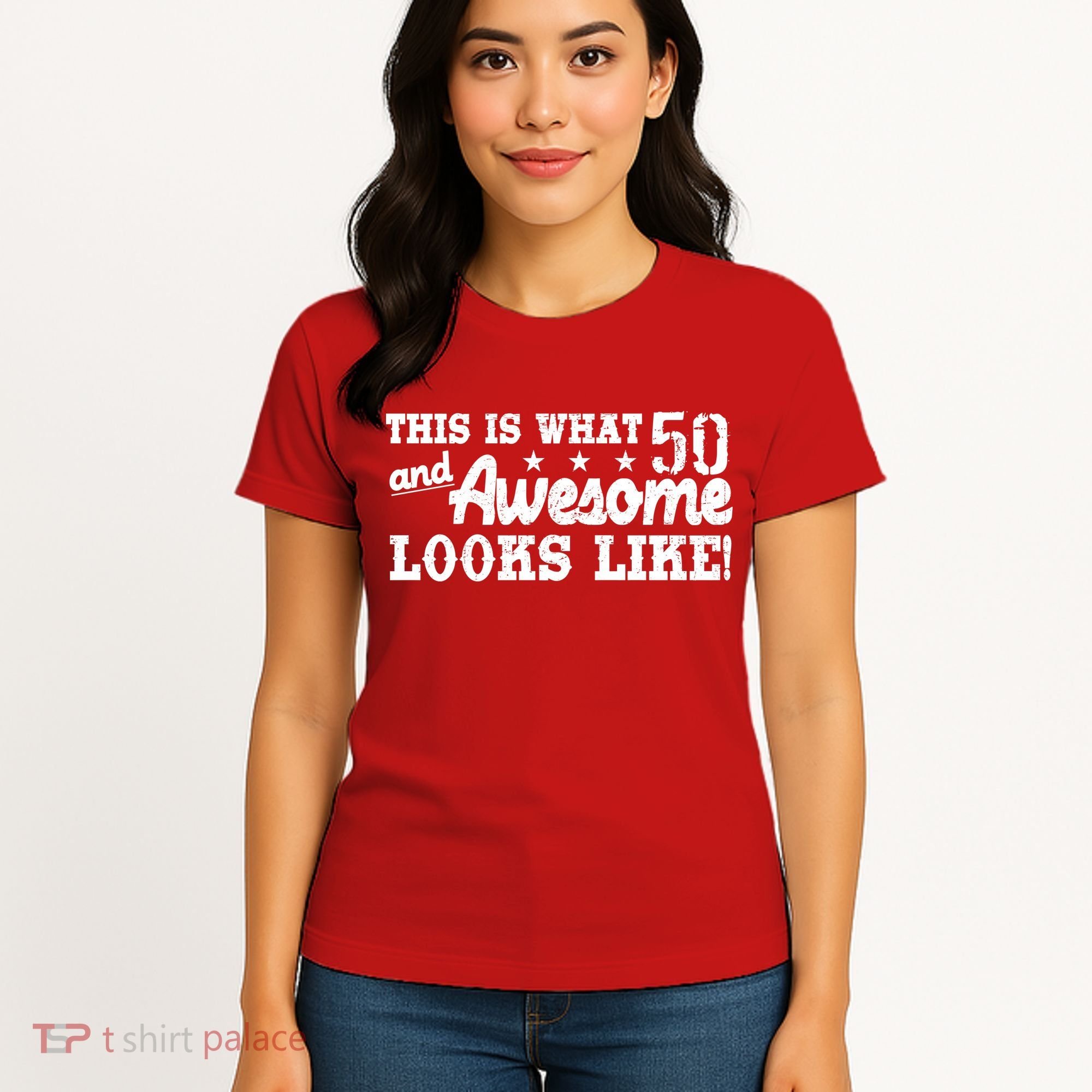 This Is What 50 And Awesome Looks Like  Women's T-Shirt