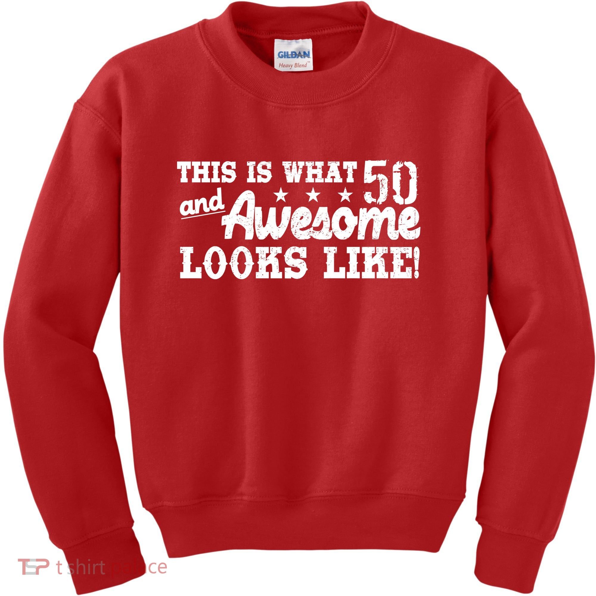 This Is What 50 And Awesome Looks Like  Kids Sweatshirt